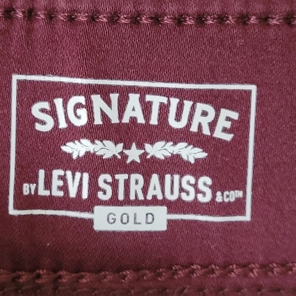 Levi’s totally shaping pull on skinny jeans Burgundy Size 27x30 - Picture 12 of 14
